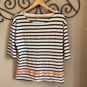 J Crew striped top
